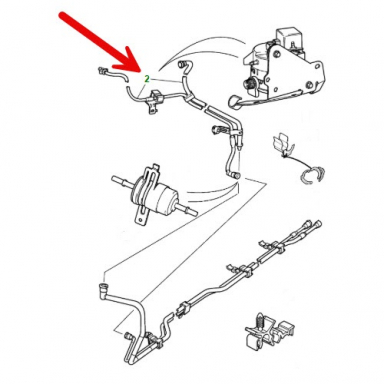 USED FUEL FEED PIPE WITH DAMPER XR81803